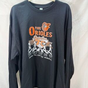 Baltimore Orioles 70 year memories New L/S Tee Ripken/Robinson/Palmer/Murray